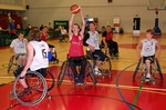 South West Scorpions wheelchair basketball world record attempt.